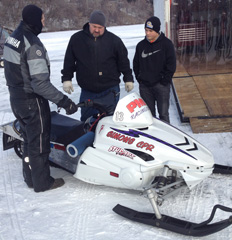 Snow Mobile Race Line-Up